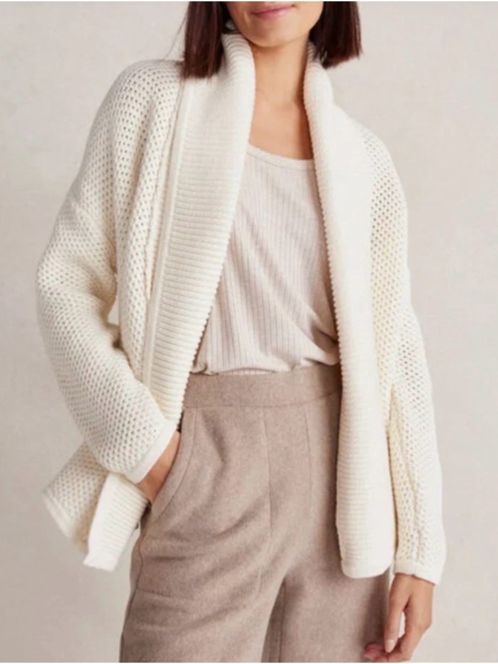 NWT Haven Well Within Cardigan Ivory Small